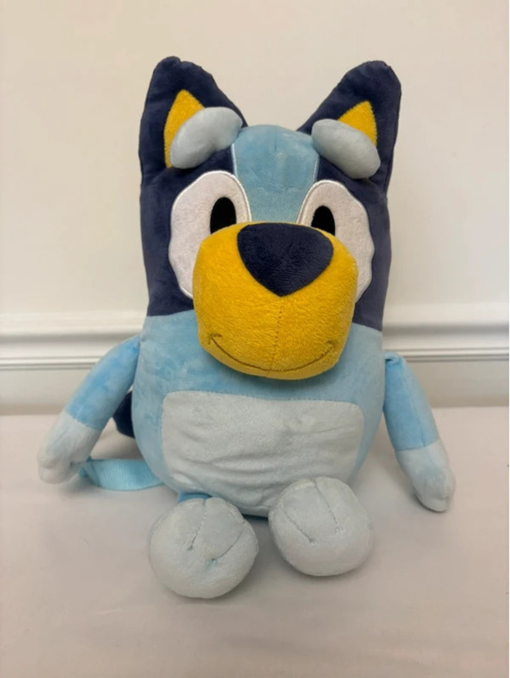 Bluey Plush Character Backpack Kids Blue Stuffed Animal Mini Bag